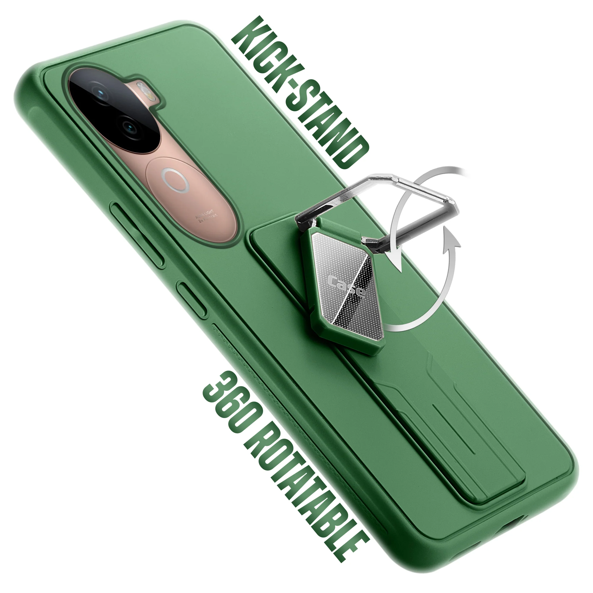 Silicone Case with Kickstand For Vivo V40e 5G - Image 10