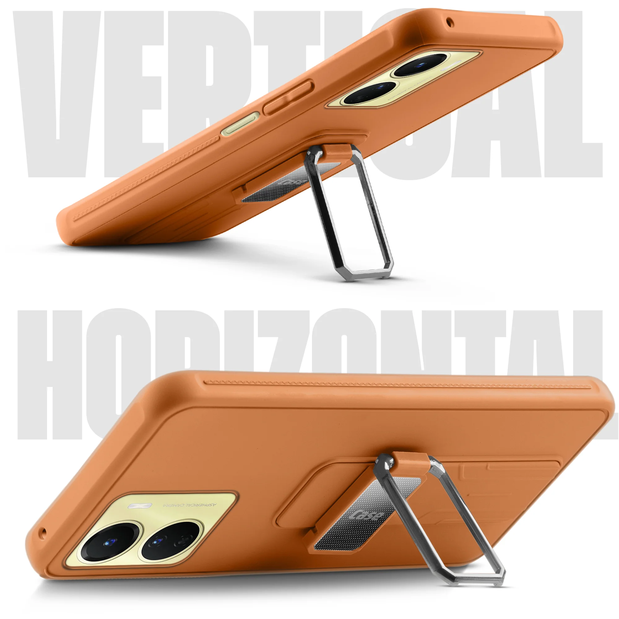 Silicone Case with Kickstand For Vivo Y16 - Image 16