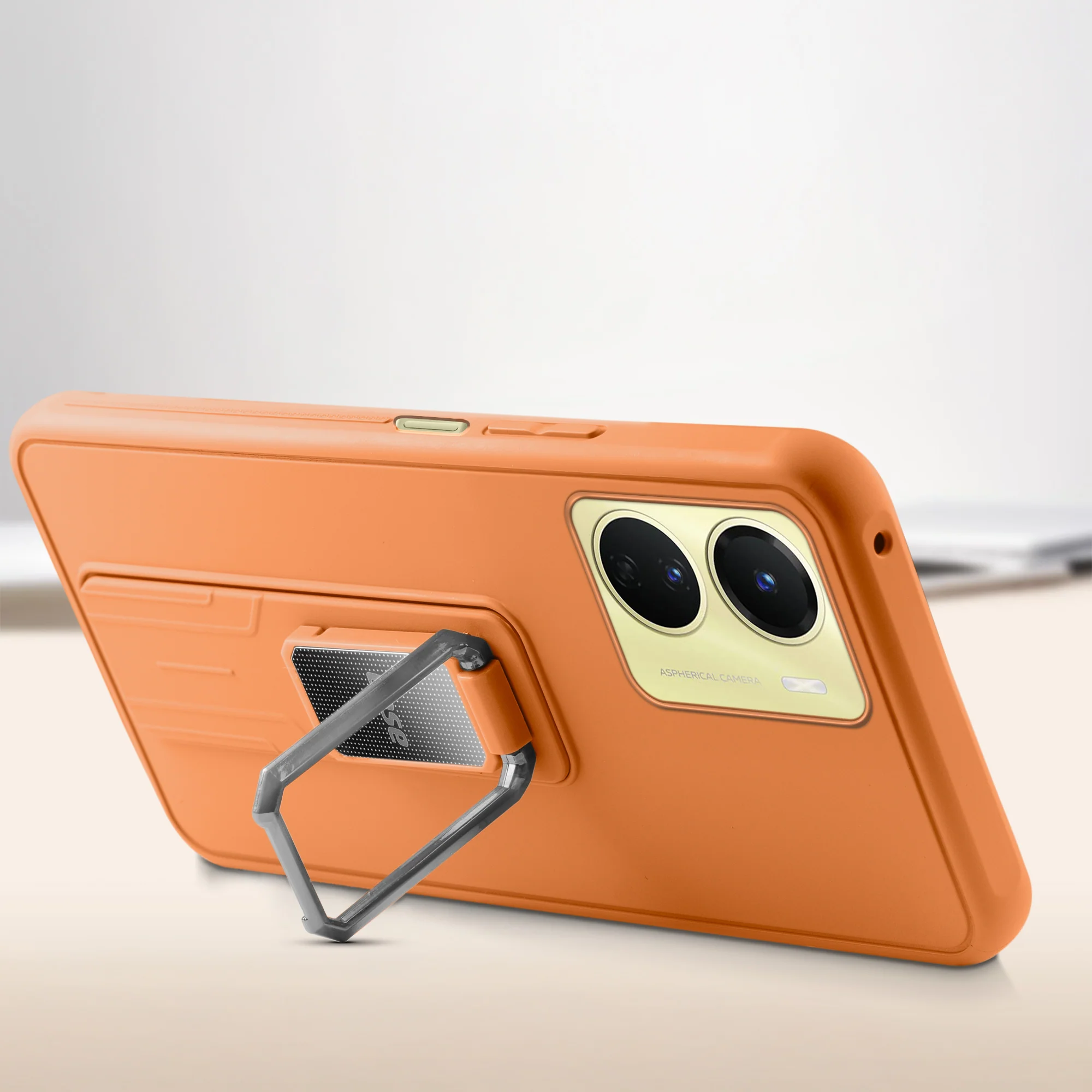 Silicone Case with Kickstand For Vivo Y16 - Image 17