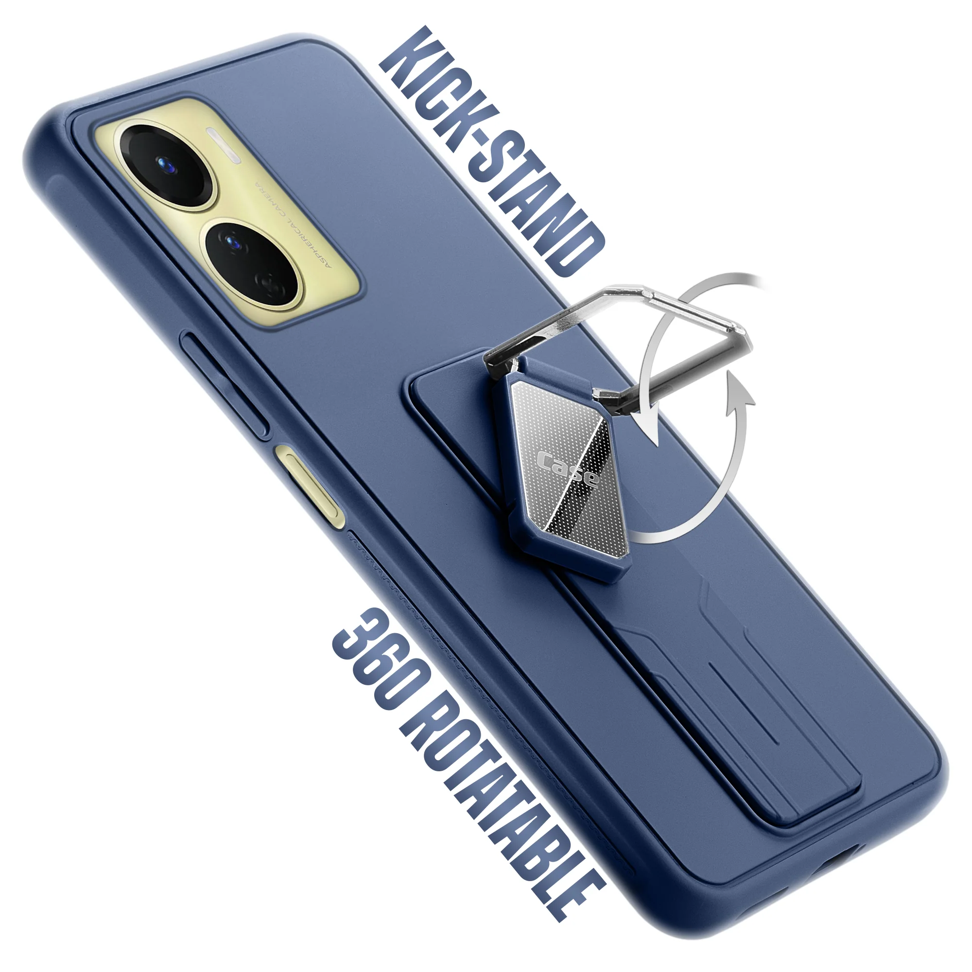 Silicone Case with Kickstand For Vivo Y16 - Image 9