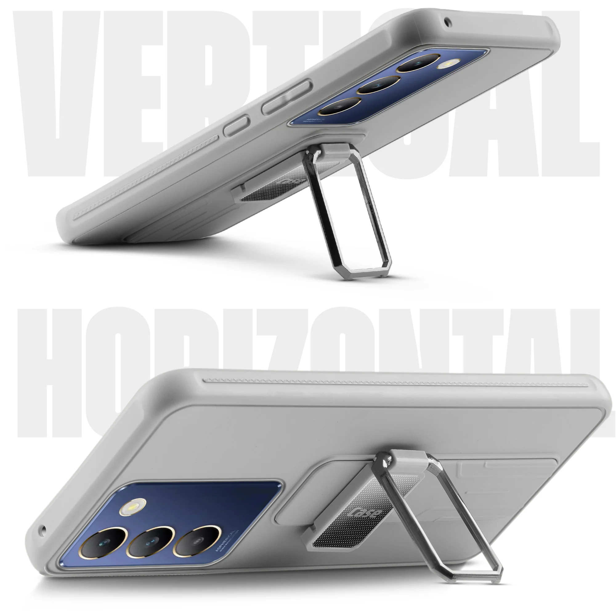Silicone Case with Kickstand For Vivo Y200e 5G - Image 27
