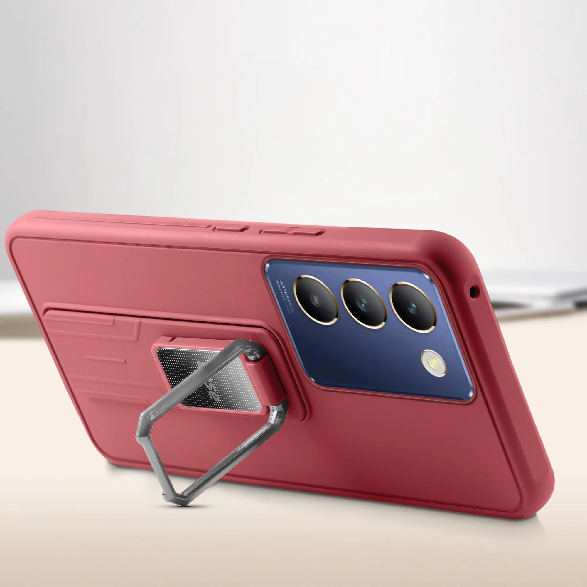 Silicone Case with Kickstand For Vivo Y200e 5G - Image 35