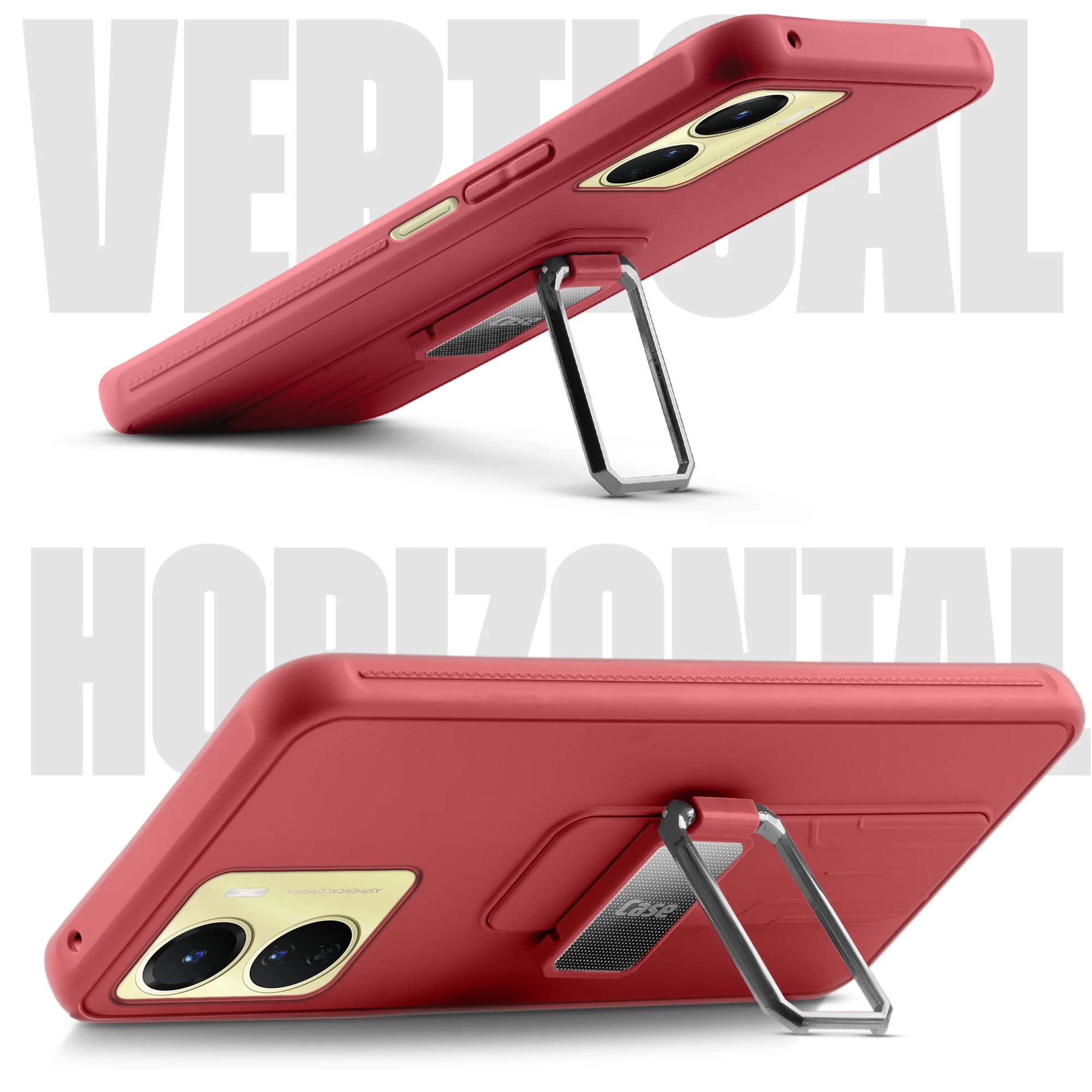 Silicone Case with Kickstand For Vivo Y56 5G - Image 33