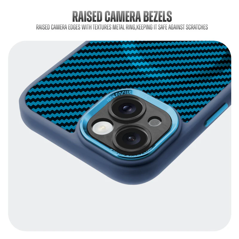 Premium Tech Weave Design With Wireless Charging Support Compatible Back Case For Apple iPhone 14 - Image 17