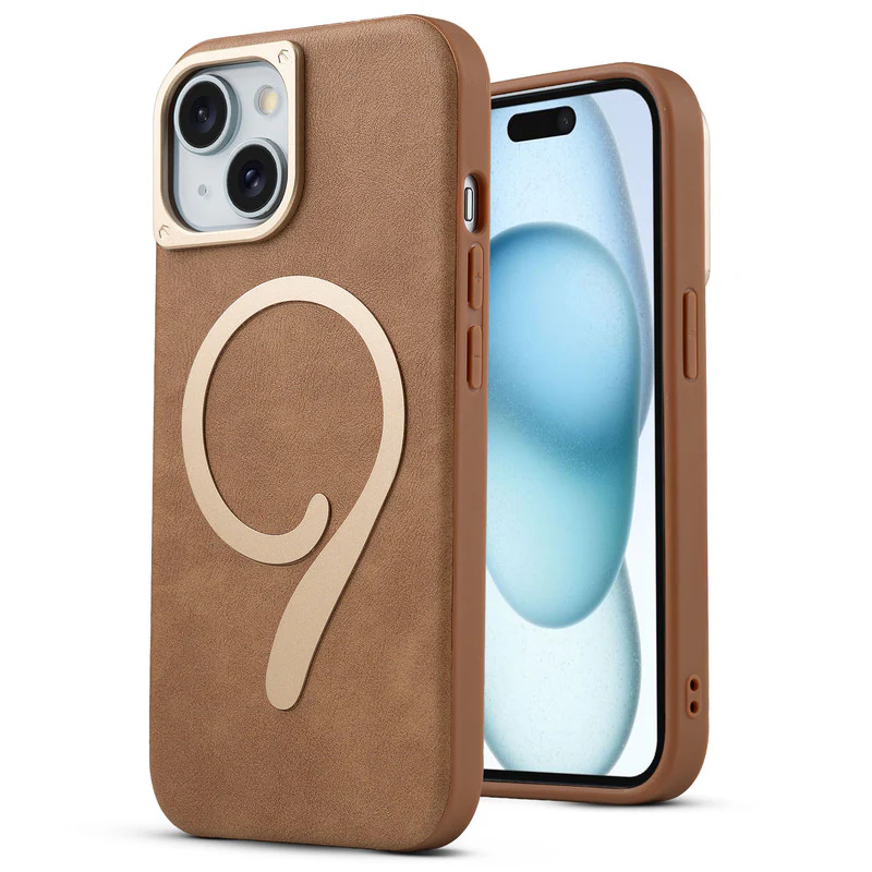 Prime Leather Wireless Charging Compatible Case for Apple iPhone 15 - Image 12