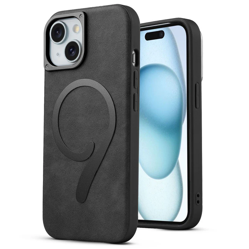 Prime Leather Wireless Charging Compatible Case for Apple iPhone 15 - Image 7
