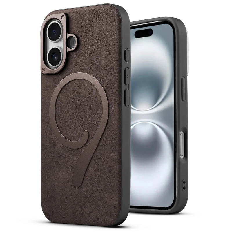 Prime Leather Wireless Charging Compatible Case for Apple iPhone 16 Plus - Image 17