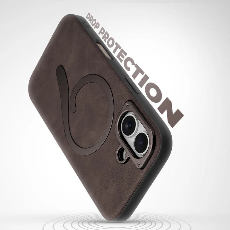 Prime Leather Wireless Charging Compatible Case for Apple iPhone 16 Plus - Image 20
