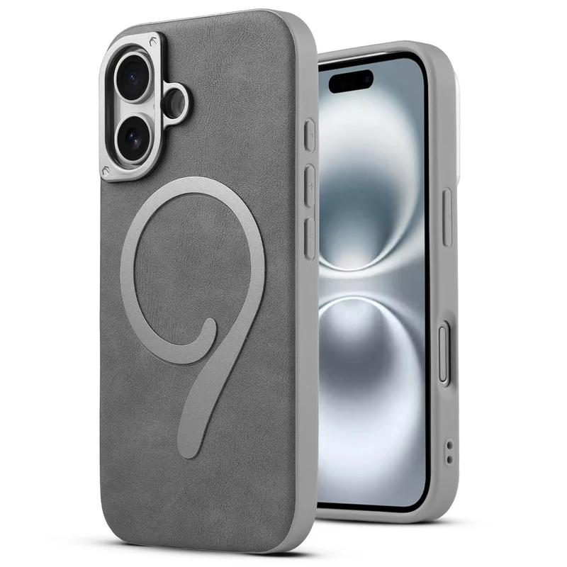 Prime Leather Wireless Charging Compatible Case for Apple iPhone 16 Plus - Image 22