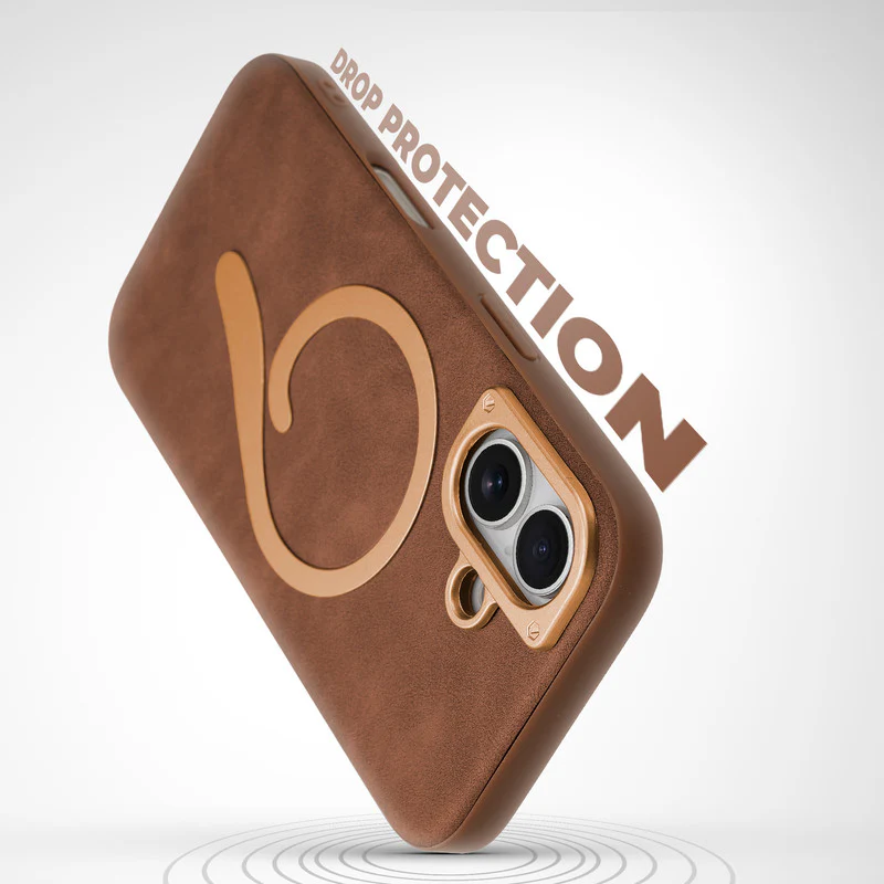 Prime Leather Wireless Charging Compatible Case for Apple iPhone 16 Plus - Image 5