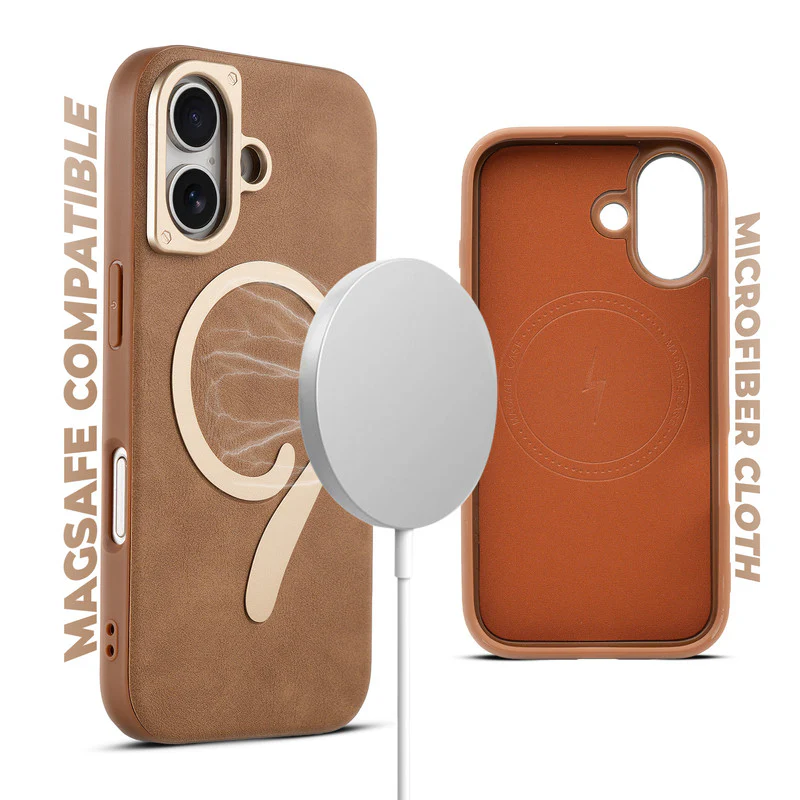 Prime Leather Wireless Charging Compatible Case for Apple iPhone 17 - Image 13