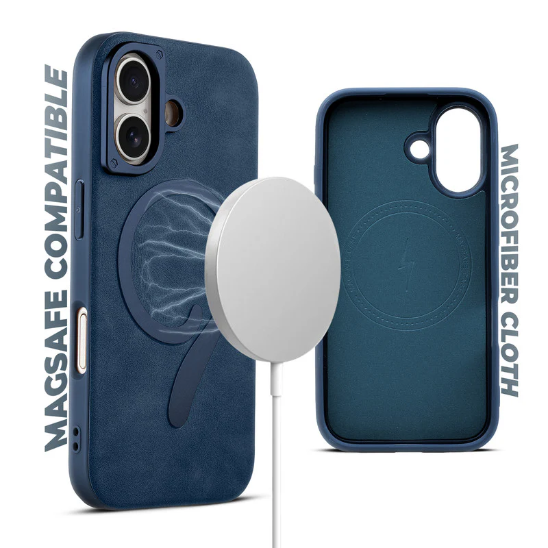 Prime Leather Wireless Charging Compatible Case for Apple iPhone 17 - Image 28