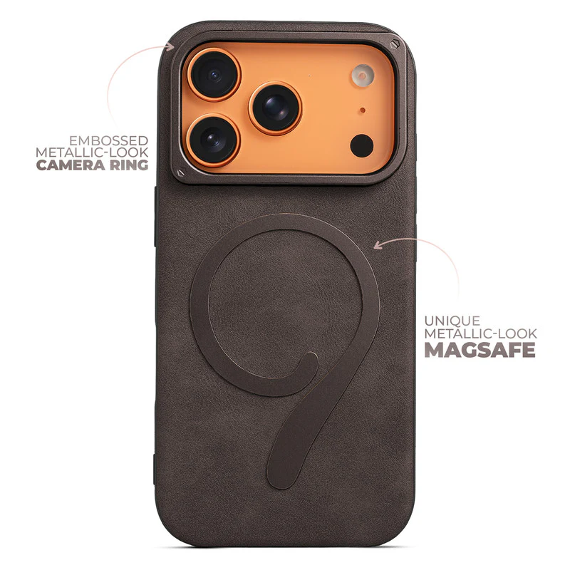 Prime Leather Wireless Charging Compatible Case for Apple iPhone 17 Pro - Image 19