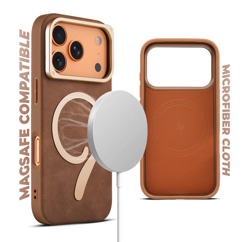 Prime Leather Wireless Charging Compatible Case for Apple iphone 17 Pro Max - Image 3