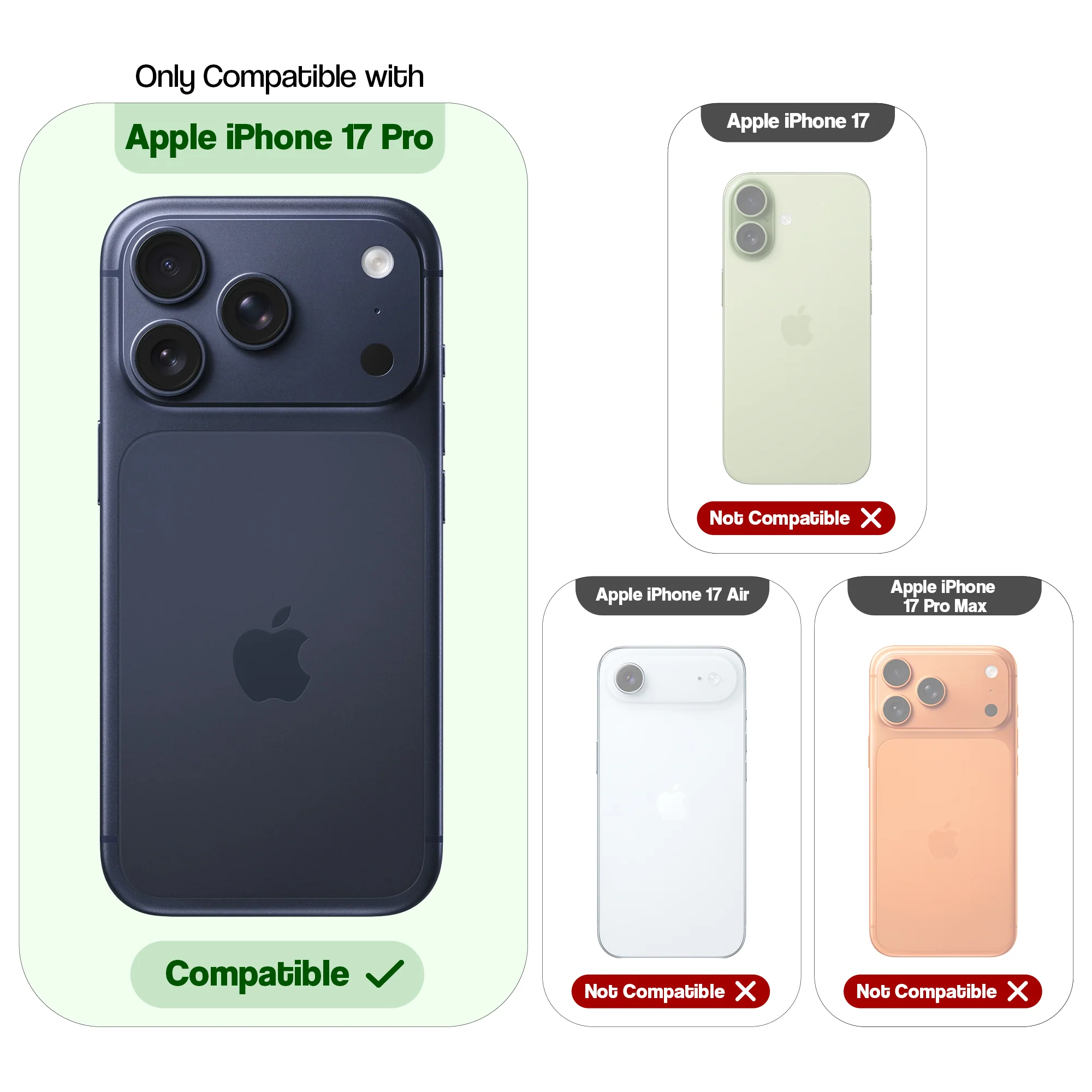 ProCut Converter Back Cover Case for Apple iPhone 17 Pro with Next Gen Look - Image 26
