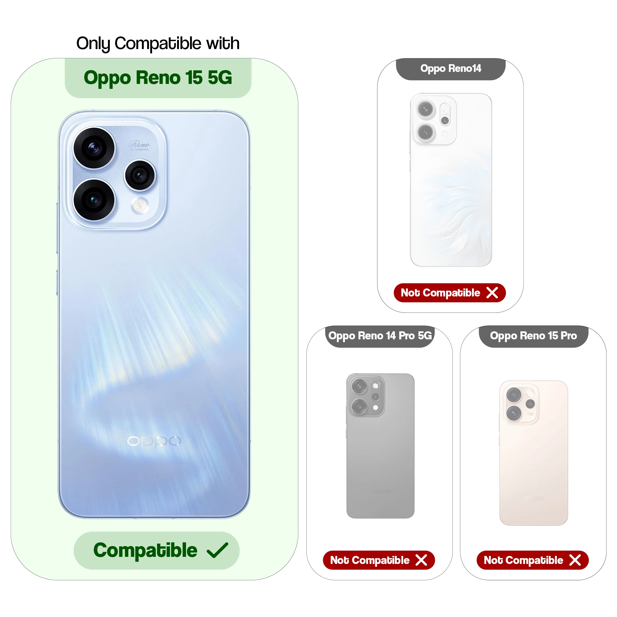 Dual Tone Silicone Grip Back Cover with Camera Protection for Oppo Reno 15 5G - Image 20