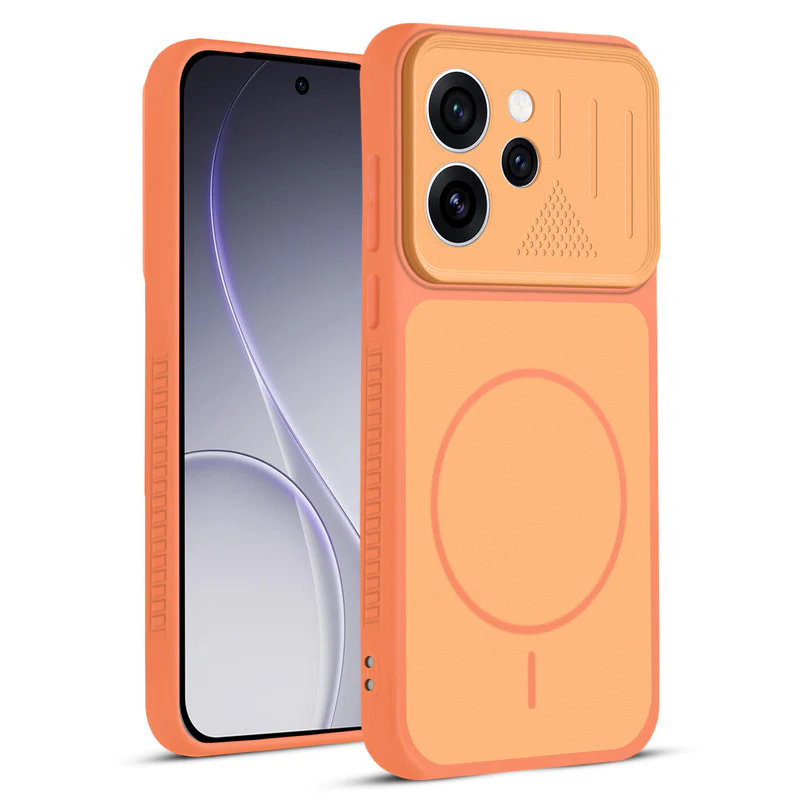 Dual Tone Silicone Grip Back Cover with Camera Protection for Oppo Reno 15 Pro Mini 5G - Image 6