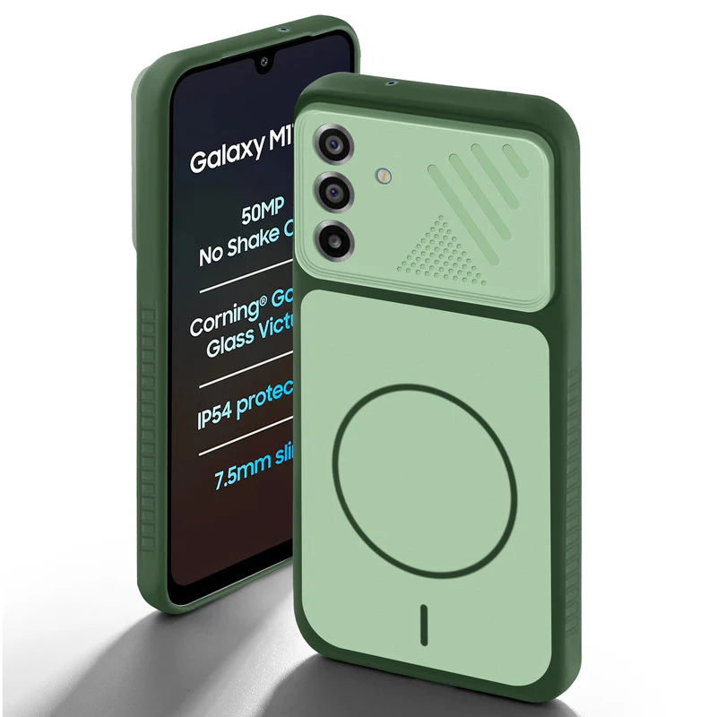 Protective Hard Silicone Back Cover with Slim Grip Design & Camera Protection for Samsung M17 5G - Image 19
