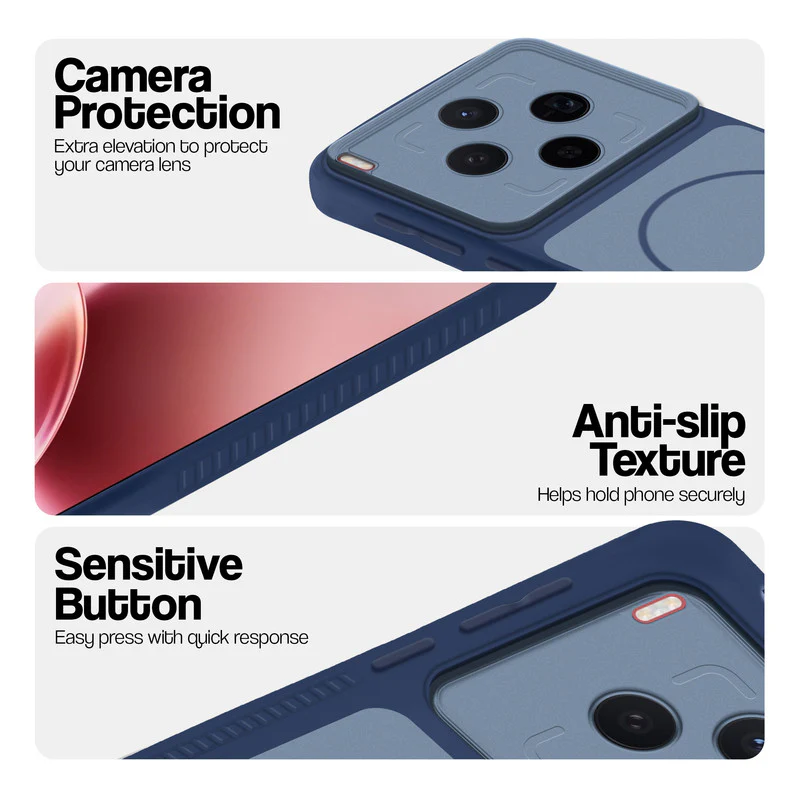 Protective Hard Silicone Back Cover with Slim Grip Design & Camera Protection for Vivo X300 5G - Image 15