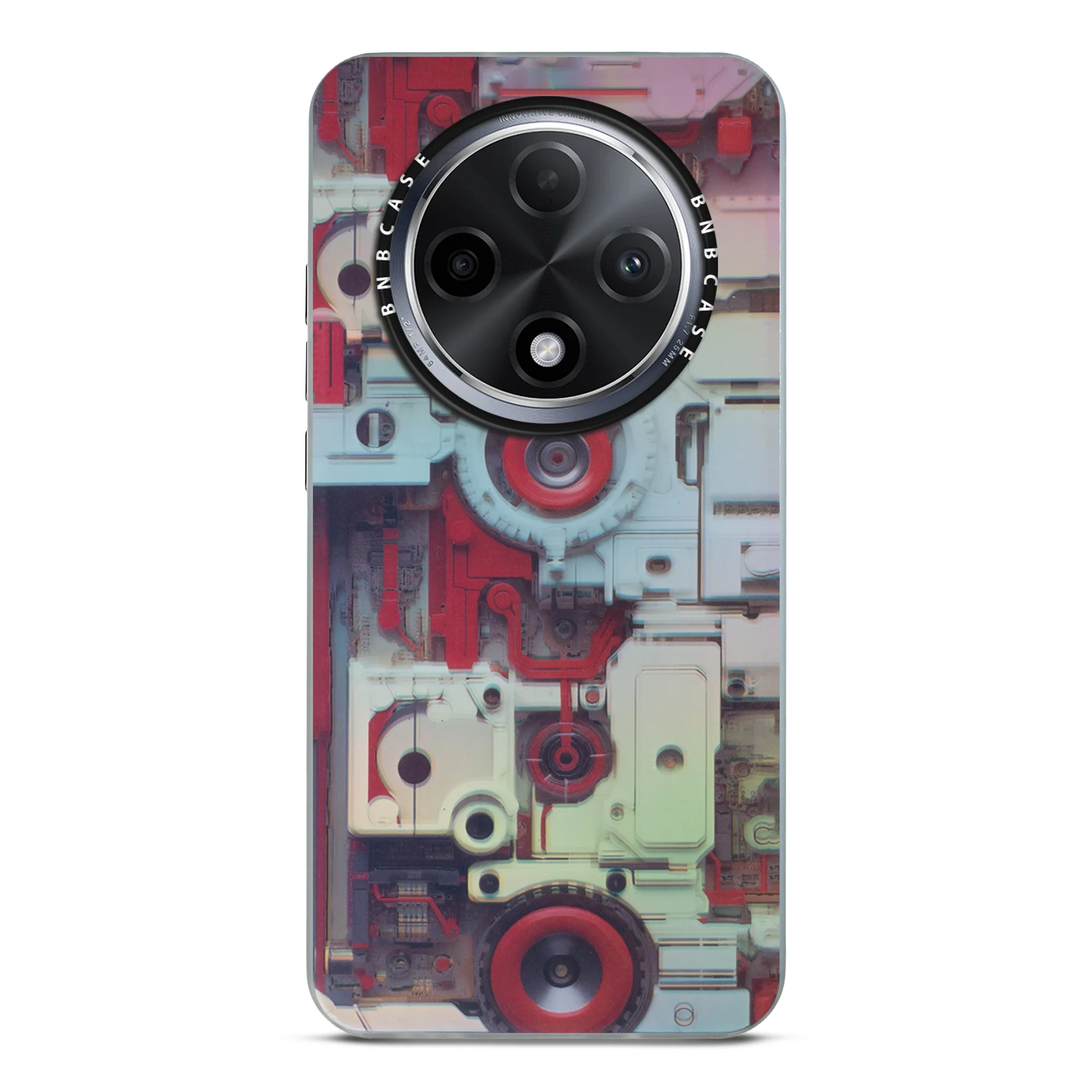 Colorful Reflective Circuit Prints Hard Back Protector Case For Oppo F27 Pro Plus 5G - Image 35