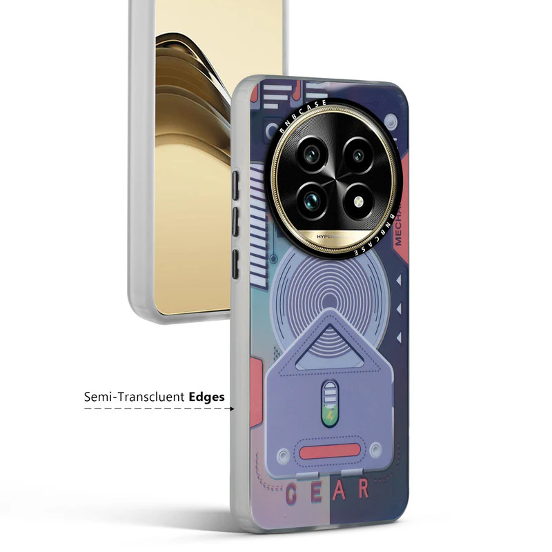 Colorful Reflective Circuit Prints Hard Back Protector Case For Realme 13 Pro Plus 5G - Image 19
