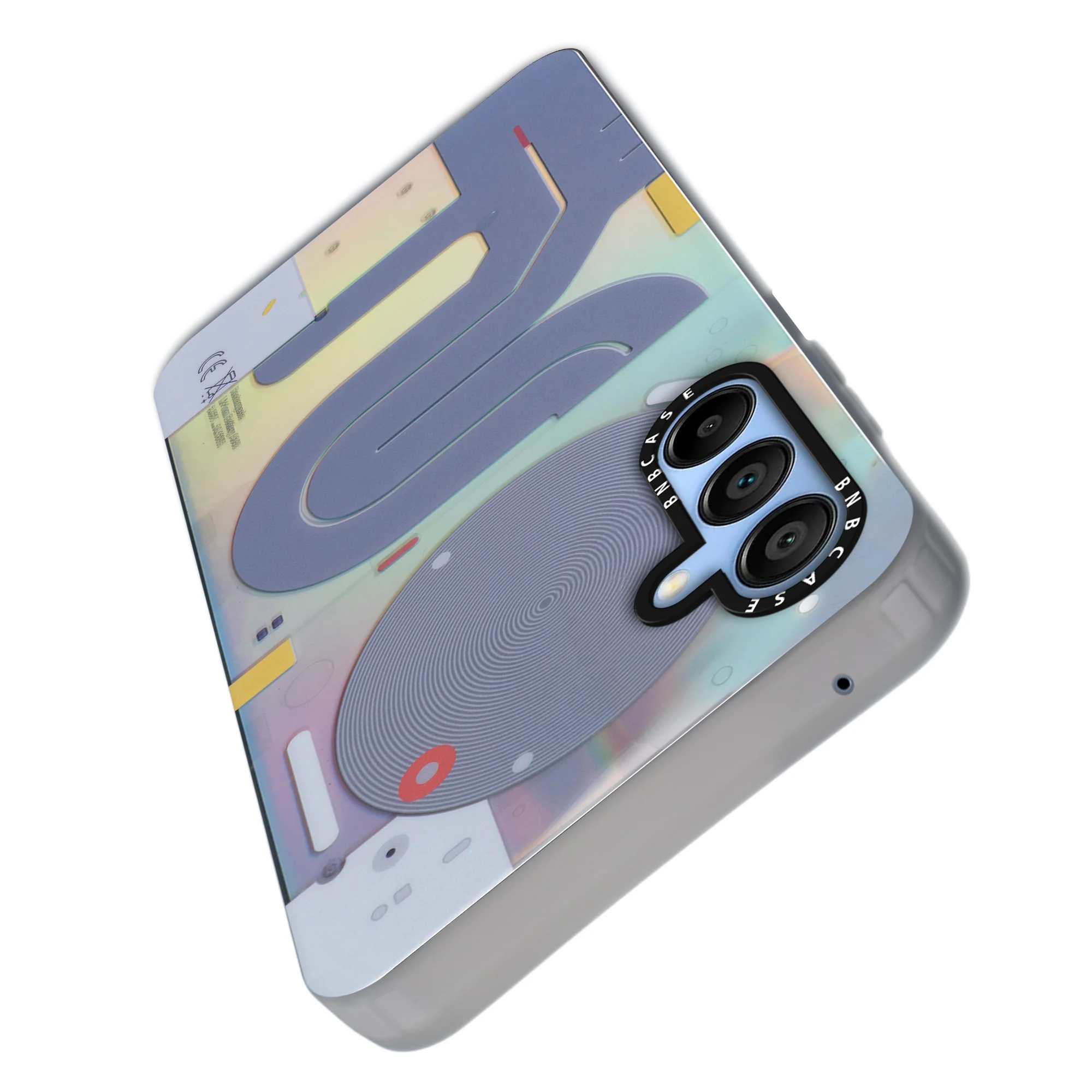Colorful Reflective Circuit Prints Hard Back Protector Case For Samsung A15 5G - Image 45