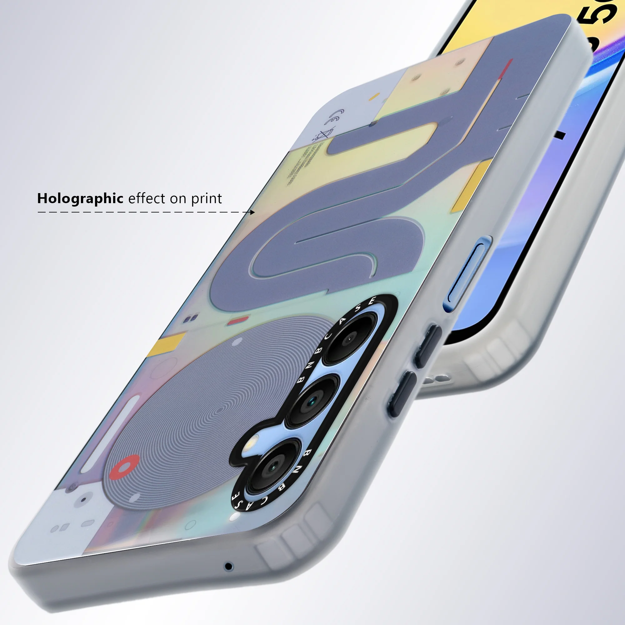 Colorful Reflective Circuit Prints Hard Back Protector Case For Samsung A15 5G - Image 47