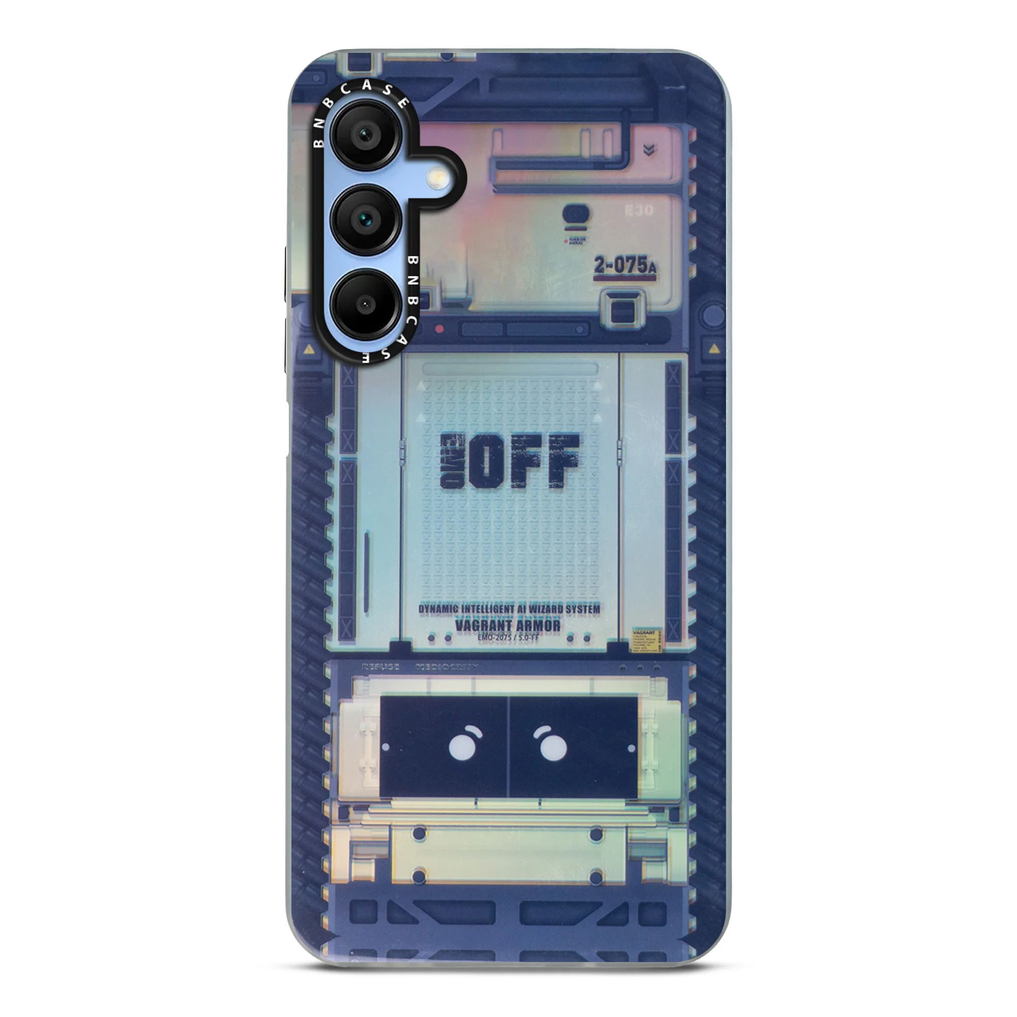 Colorful Reflective Circuit Prints Hard Back Protector Case For Samsung A15 5G - Image 52