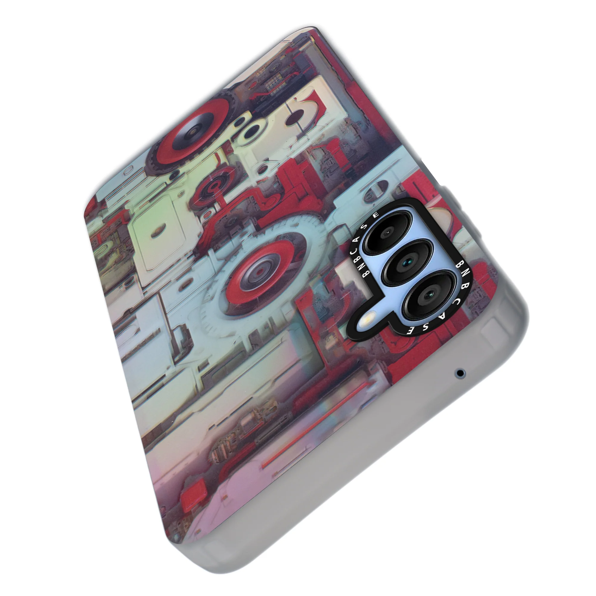 Colorful Reflective Circuit Prints Hard Back Protector Case For Samsung A15 5G - Image 61