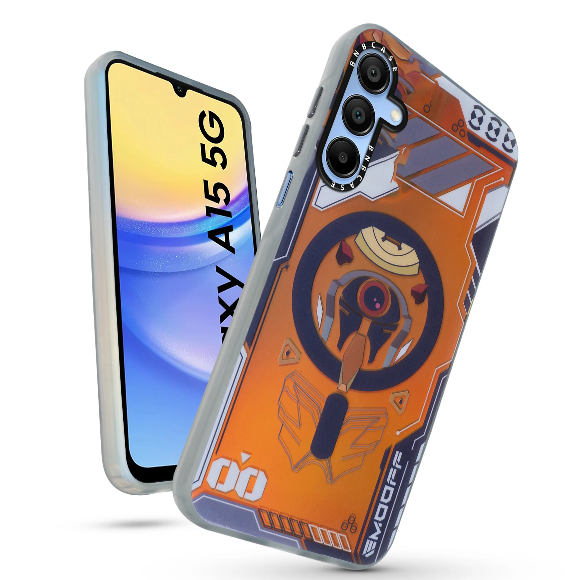 Colorful Reflective Circuit Prints Hard Back Protector Case For Samsung A15 5G - Image 65
