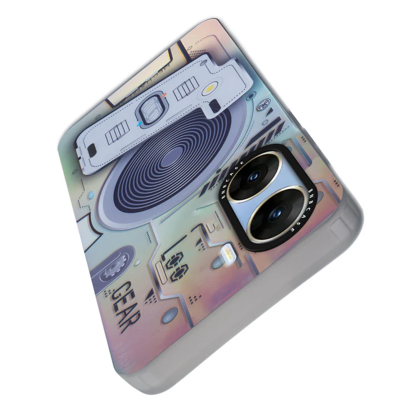 Colorful Reflective Circuit Prints Hard Back Protector Case For Vivo V29e 5G - Image 11
