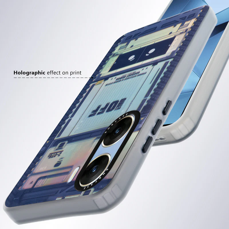 Colorful Reflective Circuit Prints Hard Back Protector Case For Vivo V29e 5G - Image 41