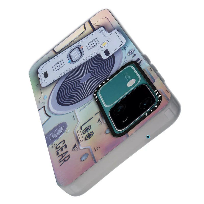 Colorful Reflective Circuit Prints Hard Back Protector Case For Vivo V30 5G - Image 18