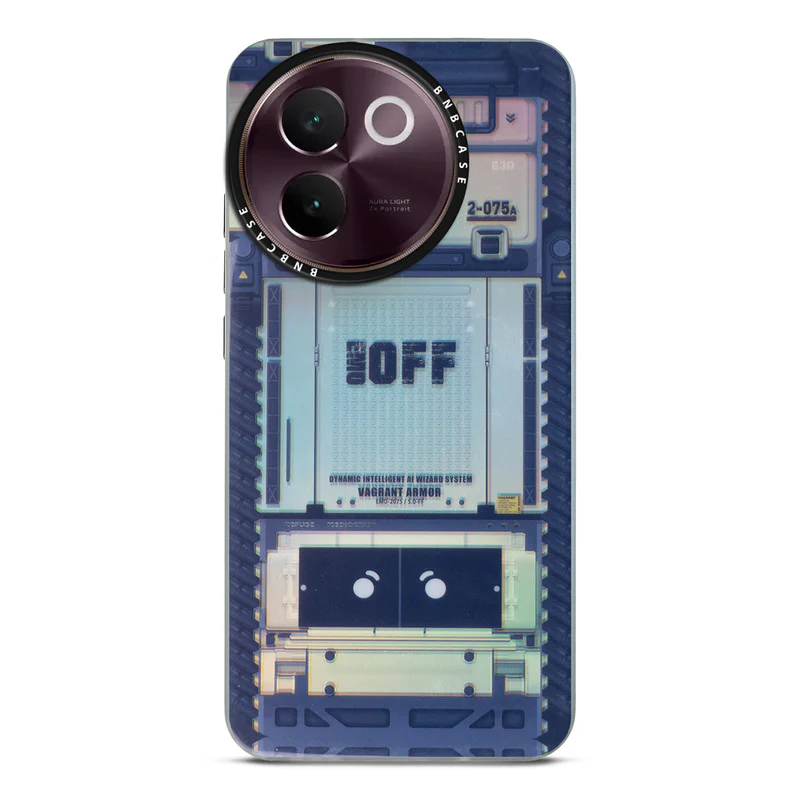 Colorful Reflective Circuit Prints Hard Back Protector Case For Vivo V30e 5G - Image 44
