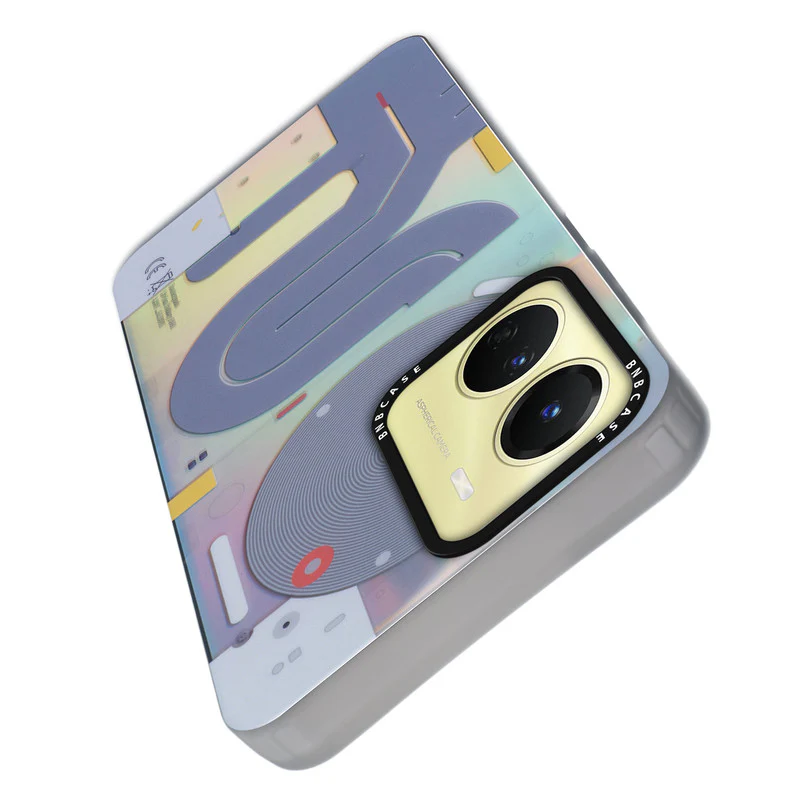 Colorful Reflective Circuit Prints Hard Back Protector Case For Vivo Y16 - Image 46