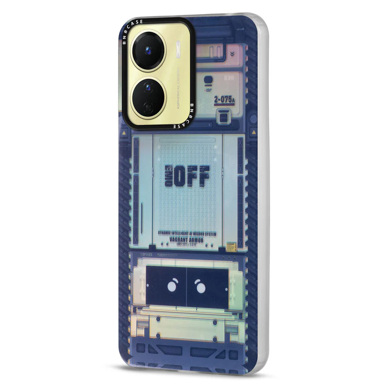 Colorful Reflective Circuit Prints Hard Back Protector Case For Vivo Y16 - Image 56
