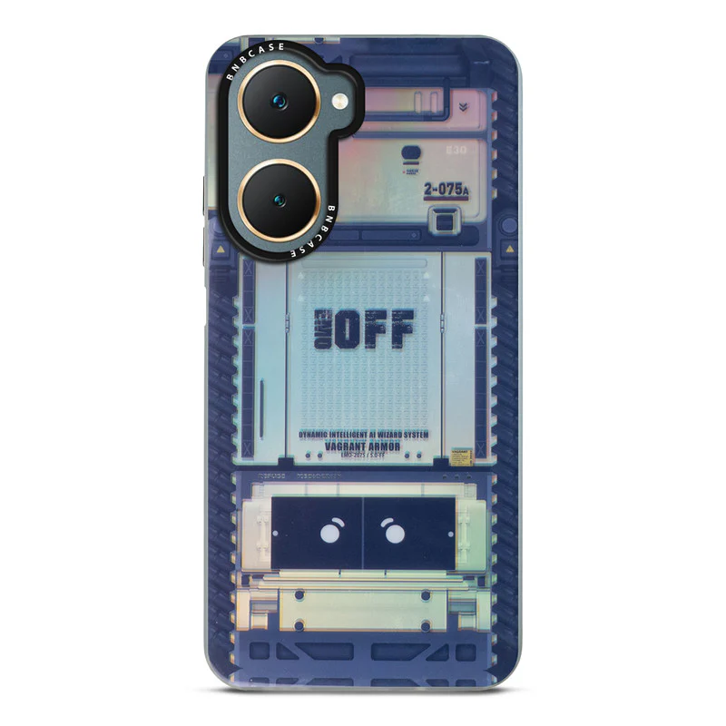 Colorful Reflective Circuit Prints Hard Back Protector Case For Vivo Y18 - Image 52