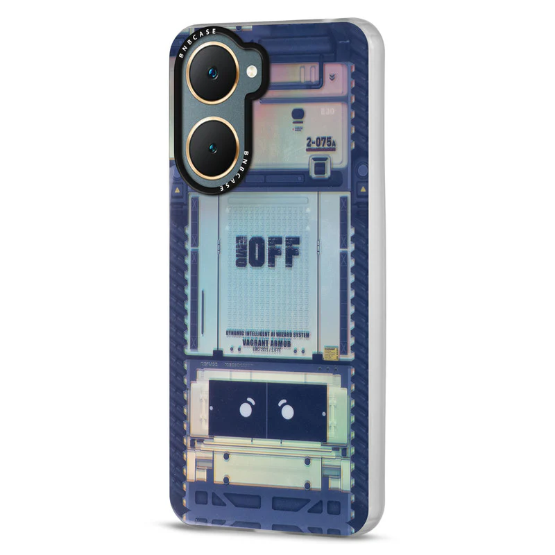 Colorful Reflective Circuit Prints Hard Back Protector Case For Vivo Y18 - Image 56