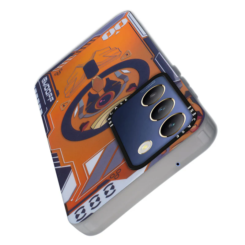Colorful Reflective Circuit Prints Hard Back Protector Case For Vivo Y200e 5G - Image 4