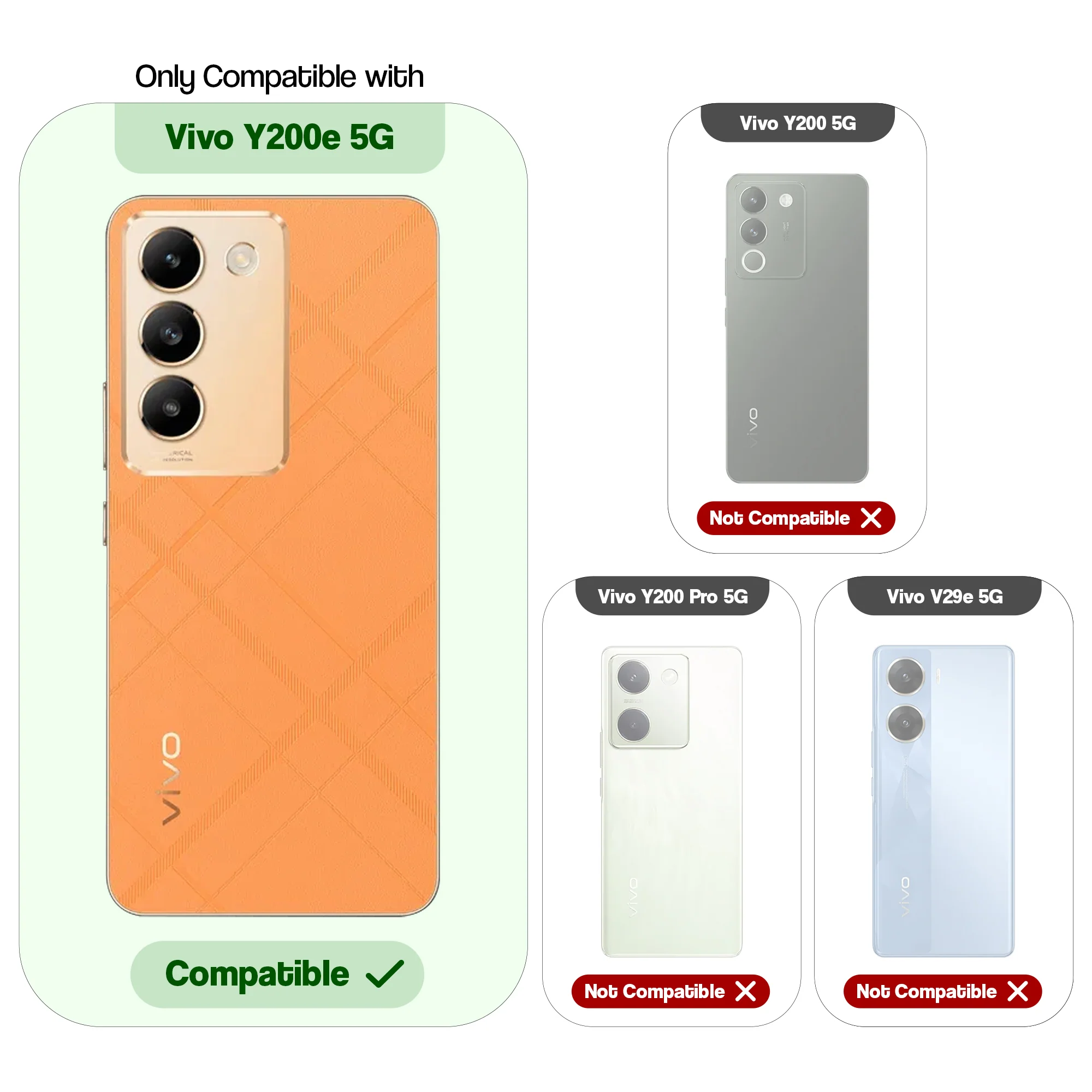 Mechanical Circuit Print Hard Back Cover For Vivo Y200e 5G - Image 56