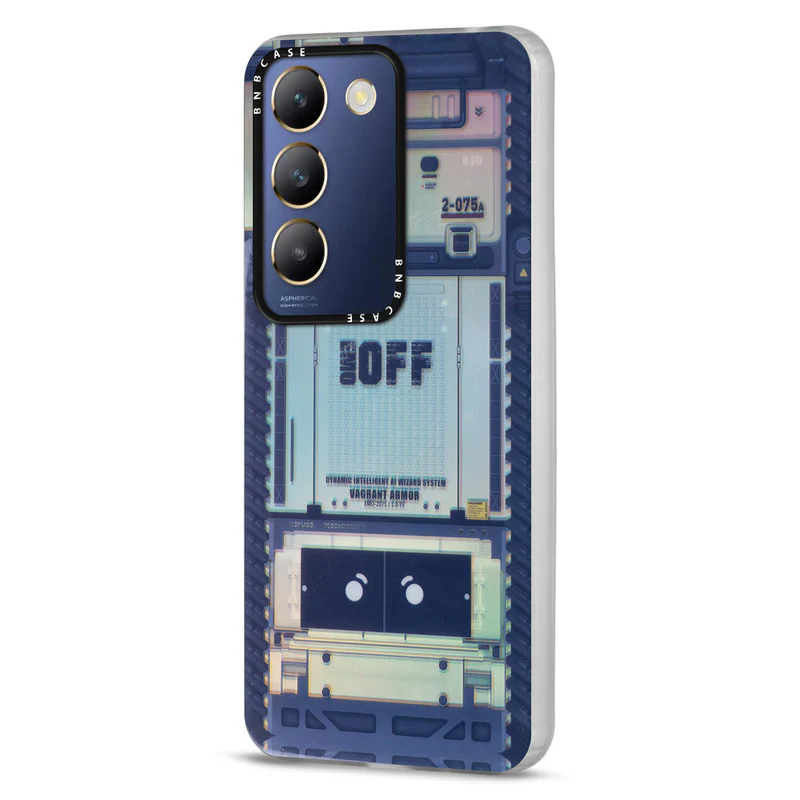 Colorful Reflective Circuit Prints Hard Back Protector Case For Vivo Y200e 5G - Image 55