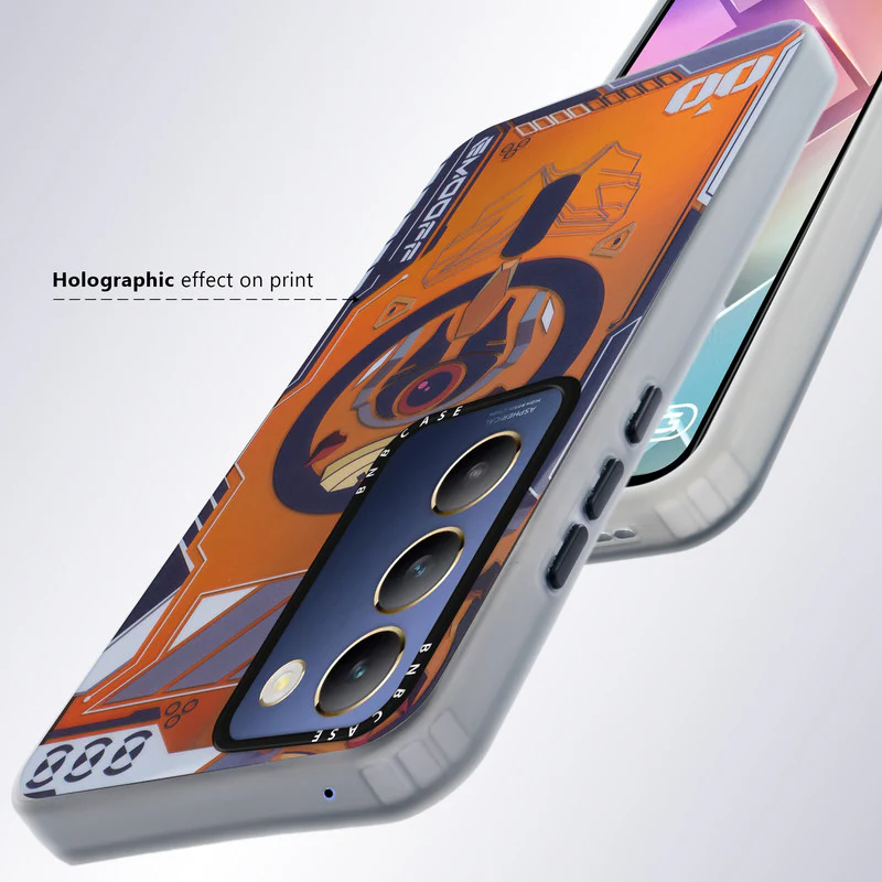 Colorful Reflective Circuit Prints Hard Back Protector Case For Vivo Y200e 5G - Image 6