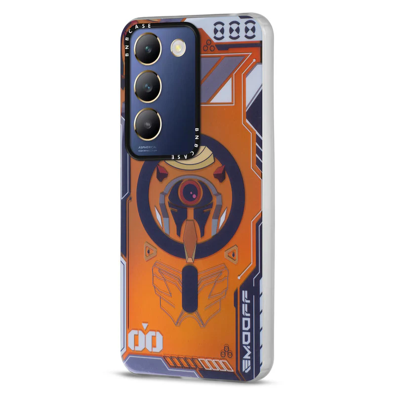 Colorful Reflective Circuit Prints Hard Back Protector Case For Vivo Y200e 5G - Image 7