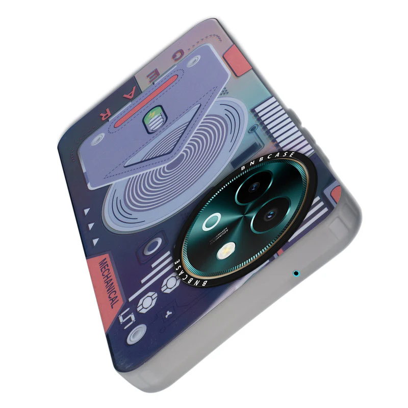 Colorful Reflective Circuit Prints Hard Back Protector Case For Vivo Y58 5G - Image 29