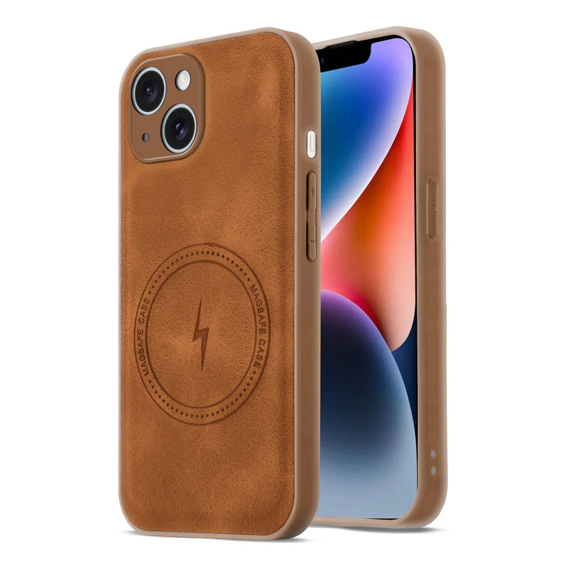 Refined PU Leather Case for Apple iPhone 14 - Image 19