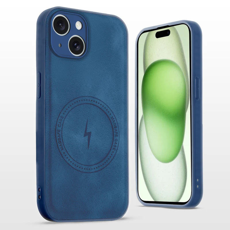 Refined PU Leather Case for Apple iPhone 15 Plus - Image 12