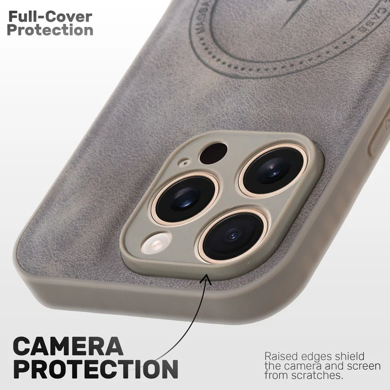 Refined PU Leather Case for Apple iPhone 15 Pro Max - Image 22