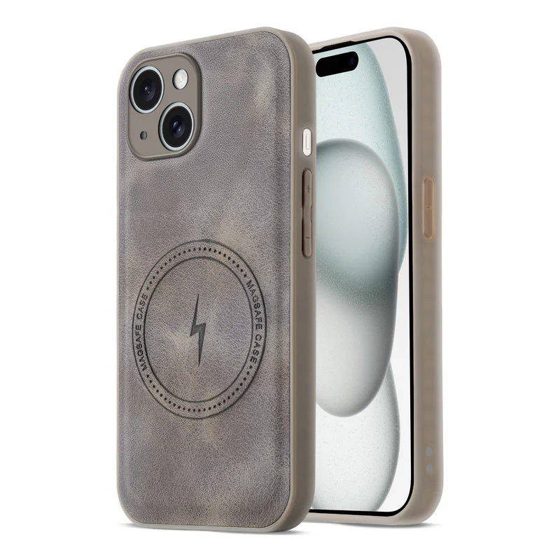 Refined PU Leather Case for Apple iPhone 15 - Image 19