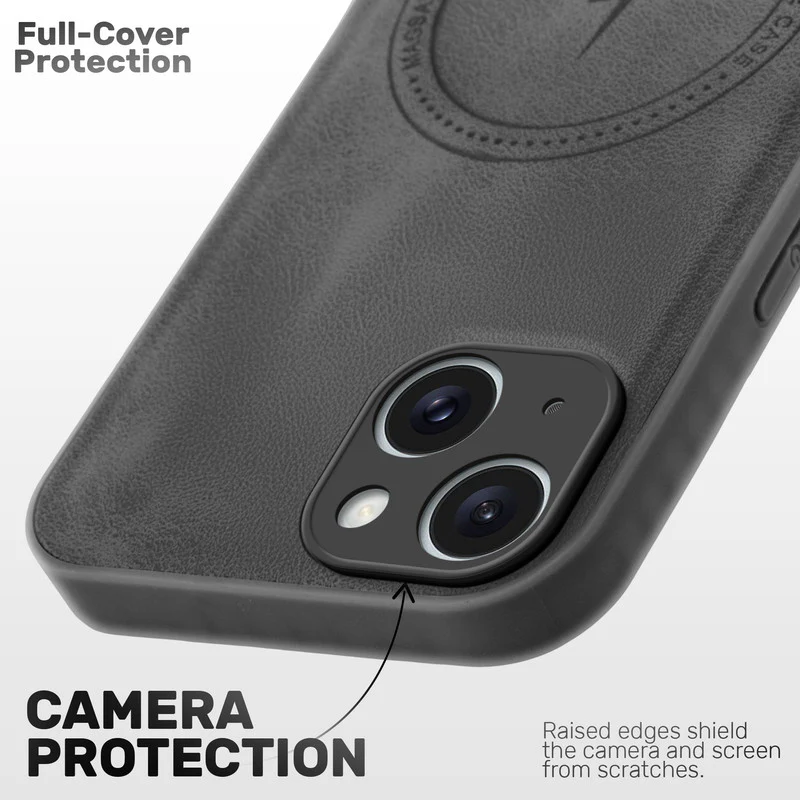 Refined PU Leather Case for Apple iPhone 15 - Image 4