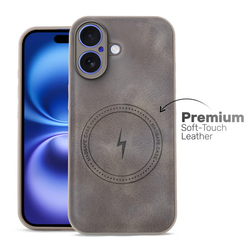 Refined PU Leather Case for Apple iPhone 16 Plus - Image 9
